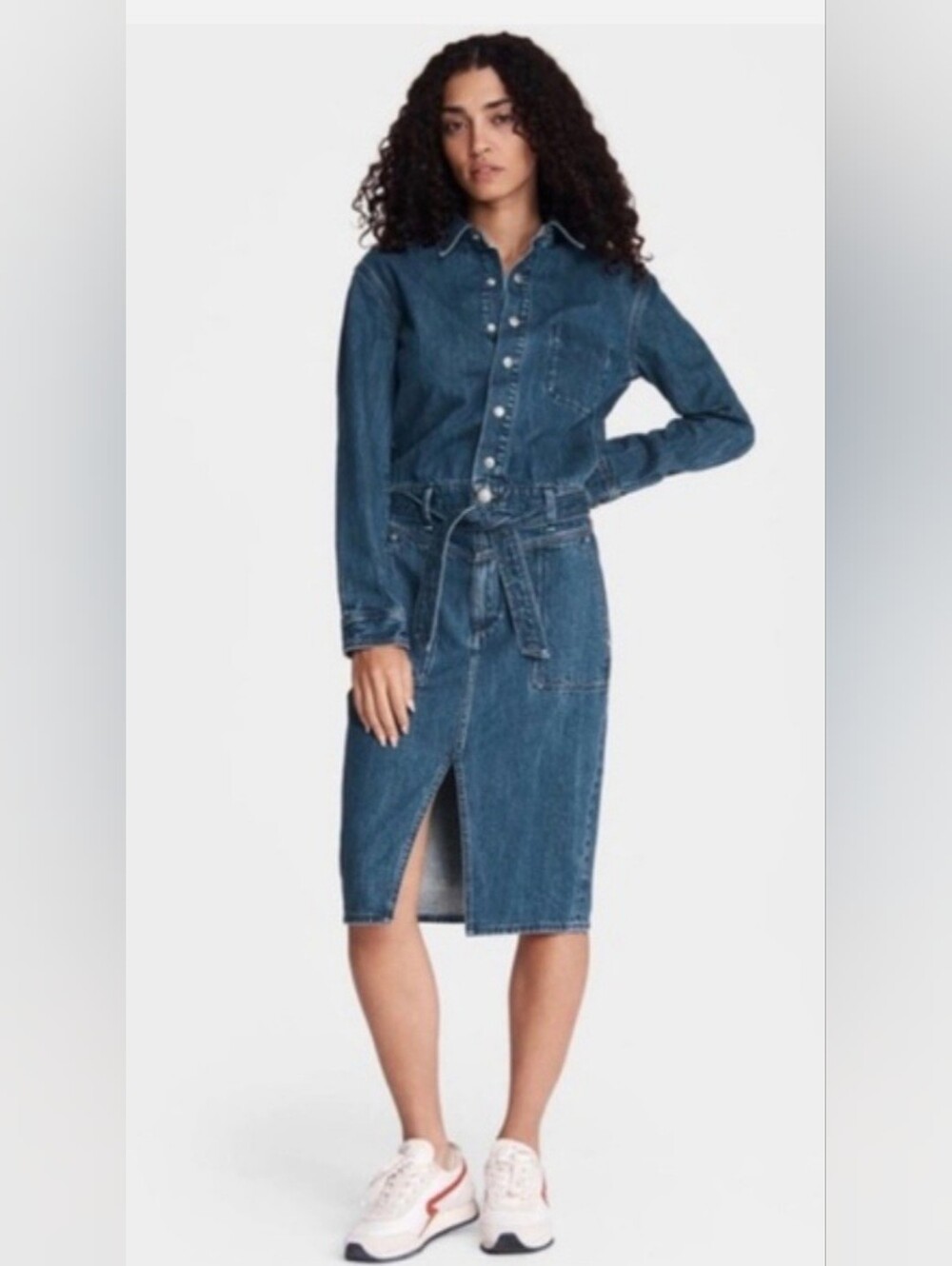 rag & bone Mia Midi Denim Dress